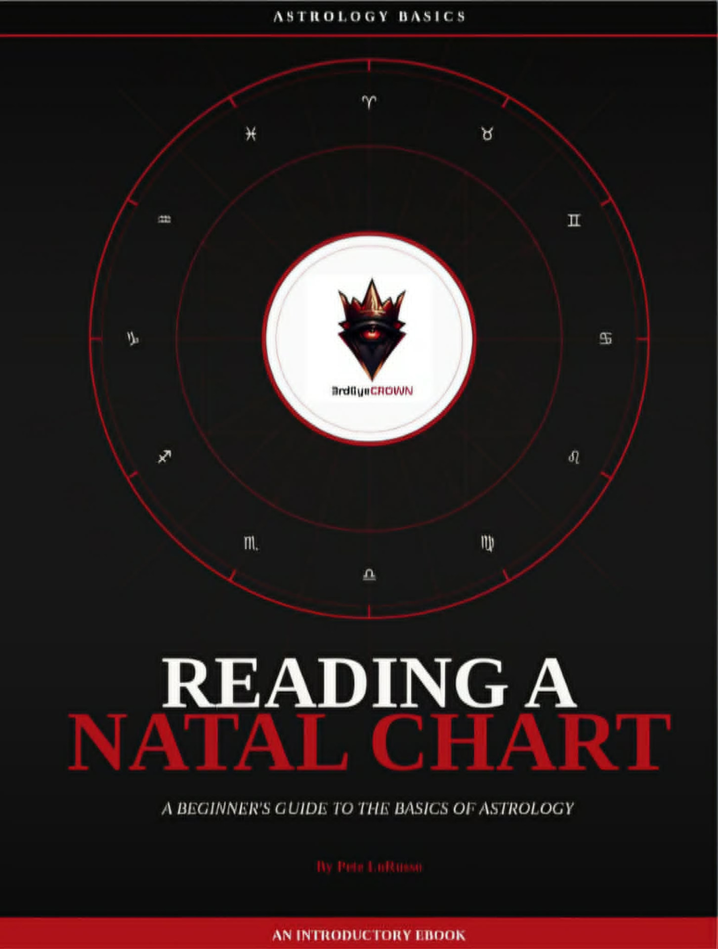 Cover of Reading a Natal Chart: A Beginner's Guide to the Basics of Astrology by Pete LoRusso